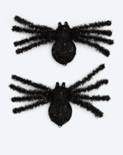 Online 2 Halloween LED-Deko-Spinnen Dekoration