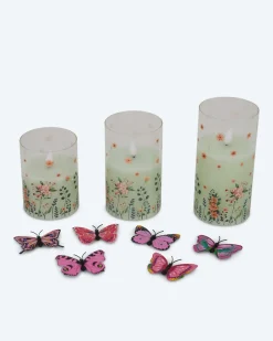 Clearance 3 LED-Glaskerzen 