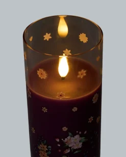 Clearance 3 LED-Glaskerzen 