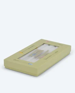 Hot 4 LED-Stabkerzen mit Spruch in Geschenkbox Dekoration