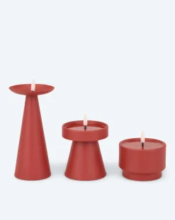 Outlet 3 Outdoor Formkerzen Dekoration