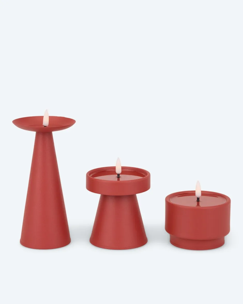 Outlet 3 Outdoor Formkerzen Dekoration