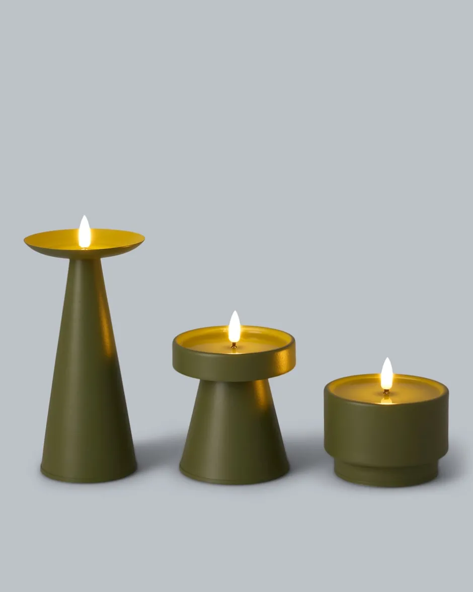 Outlet 3 Outdoor Formkerzen Dekoration