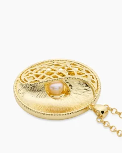 Anhänger SWZ-Perle 8 mm & Kette Halsketten & Colliers