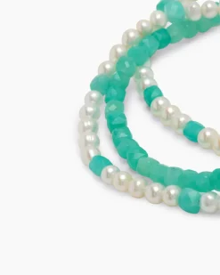 New Armband mit Amazonit & SZW-Perlen Armbänder