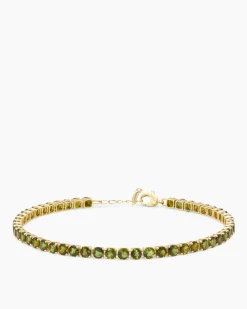 Armband mit grünem Turmalin Armbänder