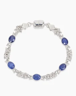 Outlet Armband mit Sambia Saphir Armbänder