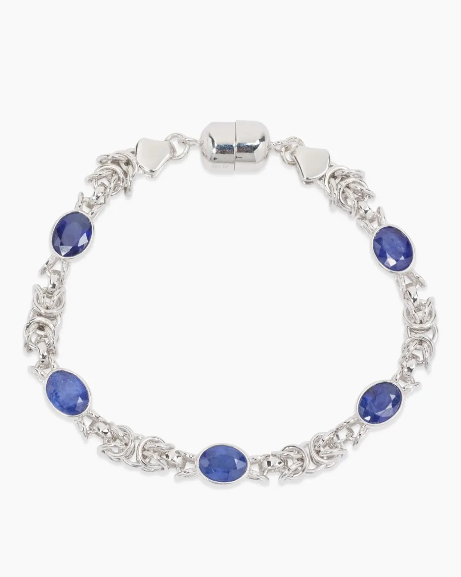 Outlet Armband mit Sambia Saphir Armbänder