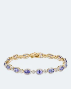 New Armband mit Tansanit AAAA und Brillant Armbänder