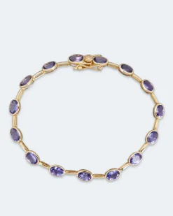 Armband mit Tansanit AAAA+ Armbänder