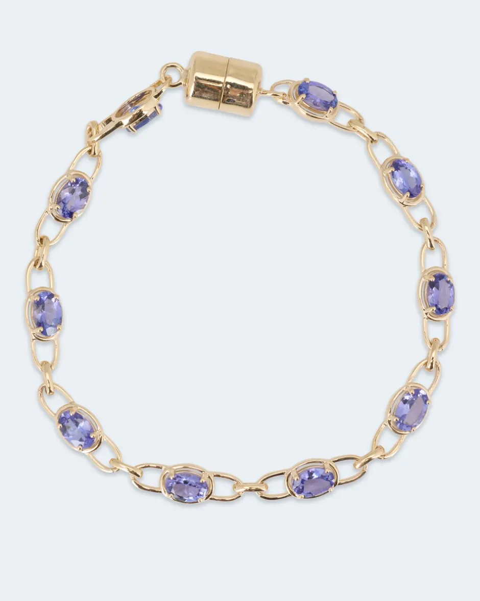 Armband mit Tansanit AAAA Armbänder