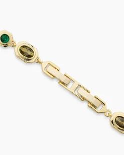 New Armband mit Zirkonia, bunt Armbänder