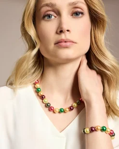 Outlet Armband MK-Perle 12 mm & Zirkonia Armbänder