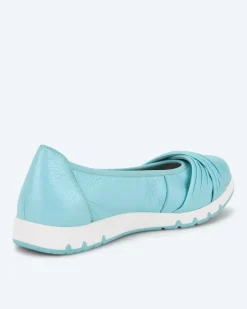 Online Ballerina mit Kontrastsohle Schuhe