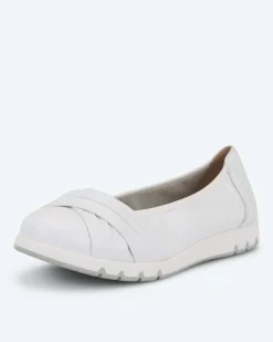 Online Ballerina mit Kontrastsohle Schuhe