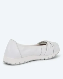 Online Ballerina mit Kontrastsohle Schuhe