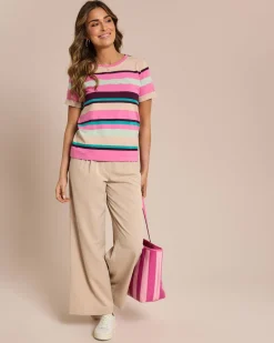 Basic Shirt mit Streifen Shirts & Tops