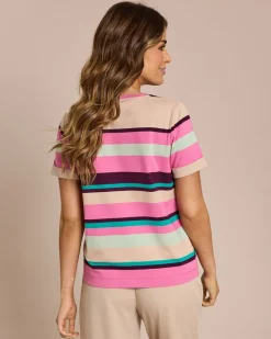 Basic Shirt mit Streifen Shirts & Tops