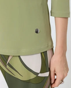 Online Basic-Shirt mit U-Boot-Ausschnitt Shirts & Tops