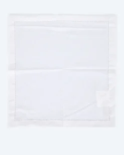 Sale Baumwoll-Servietten mit Lochstickerei, 4 Stück Heimtextilien