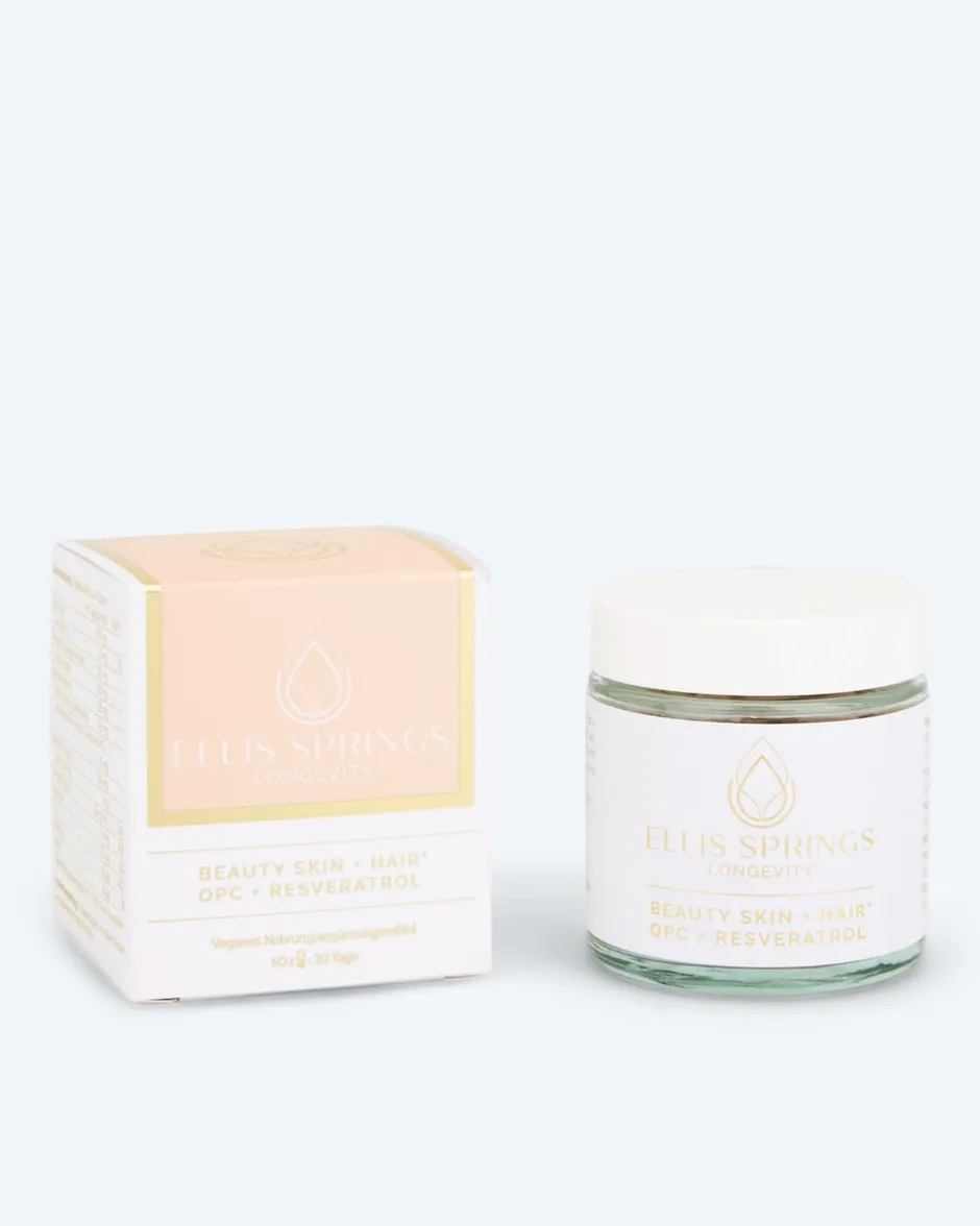 Best Beauty Skin + Hair OPC + Resveratrol, 60 Caps Nahrungsergänzung