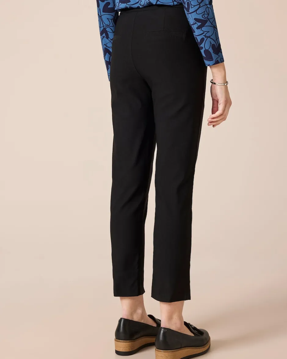 Clearance Bengalin Hose cropped, kleine Schlitz Hosen