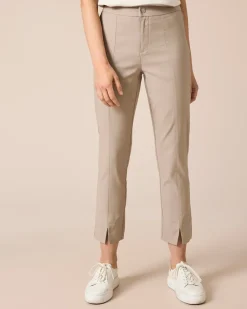 Clearance Bengalin Hose cropped, kleine Schlitz Hosen