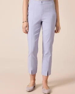 Clearance Bengalin Hose cropped, kleine Schlitz Hosen