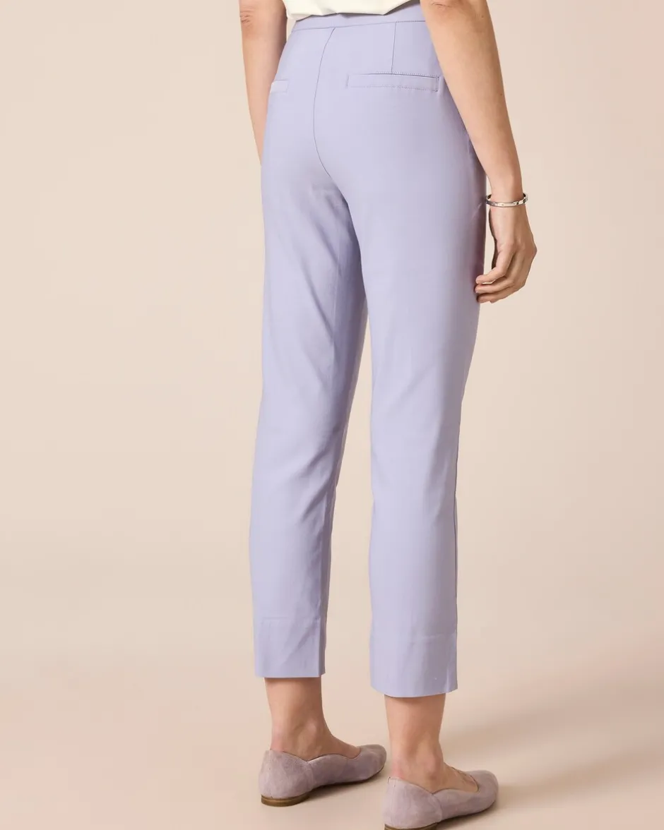 Clearance Bengalin Hose cropped, kleine Schlitz Hosen