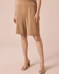 Sale Bermuda mit Nieten-Deko Hosen