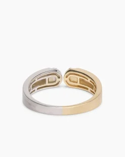 Outlet Bicolor-Brillantring 0,10 ct Ringe