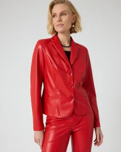 New Blazer in Leder-Optik Jacken & Mäntel