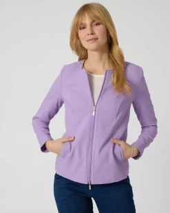 Discount Blazerjacke aus Jacquard-Bengalin Jacken & Mäntel