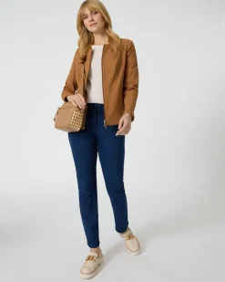 Discount Blazerjacke aus Jacquard-Bengalin Jacken & Mäntel