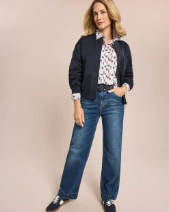 Outlet Blouson mit Schlitzen Jacken & Mäntel