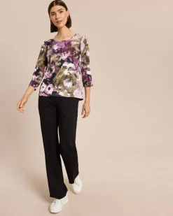 Outlet Blumen-Print Shirt Shirts & Tops