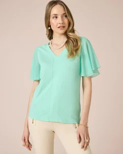 New Bluse mit Flügelärmel Shirts & Tops