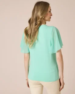 New Bluse mit Flügelärmel Shirts & Tops