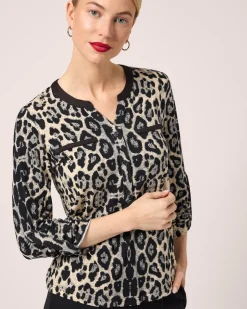 Outlet Blusenshirt mit Jaguar-Print Shirts & Tops