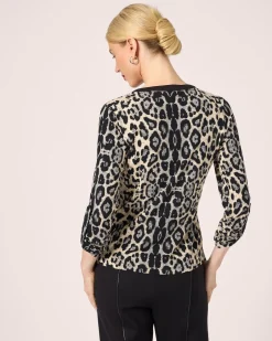 Outlet Blusenshirt mit Jaguar-Print Shirts & Tops