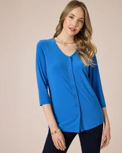 Best Blusenshirt mit Knopfleiste Shirts & Tops