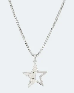 Sale Brillant-Anhänger 0,05 ct mit Kette Halsketten & Colliers