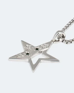 Sale Brillant-Anhänger 0,05 ct mit Kette Halsketten & Colliers