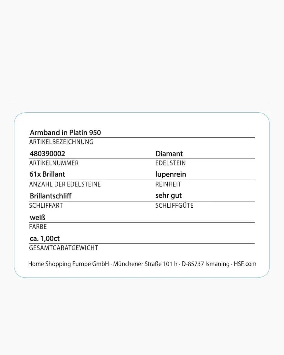 Brillant-Armband 1,00 ct Armbänder