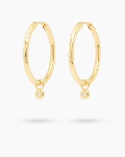 Online Brillant-Creolen 0,04 ct Ohrringe