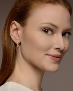 Hot Brillant-Creolen 1,0 ct Ohrringe