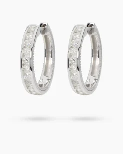 Online Brillant-Creolen 0,75 ct Ohrringe