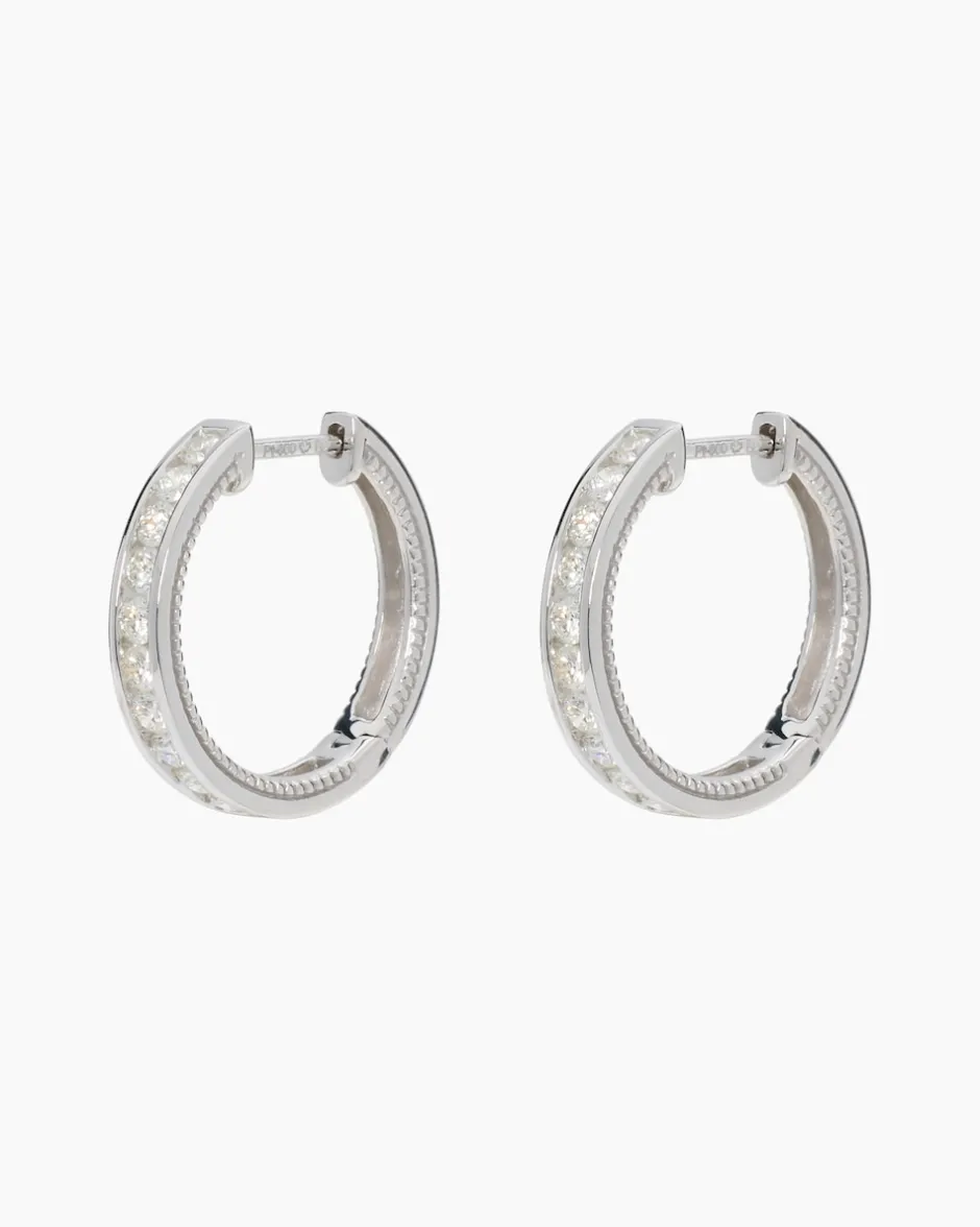 Online Brillant-Creolen 0,75 ct Ohrringe