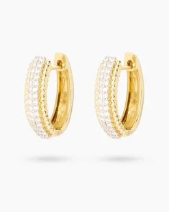 Sale Brillant-Creolen 0,50 ct Ohrringe