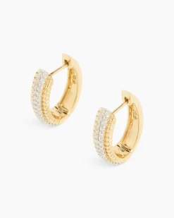 Sale Brillant-Creolen 0,50 ct Ohrringe